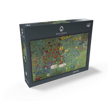 Gustav Klimts Farm Garden with Sunflowers 1907 100 Jigsaw Puzzle box view1