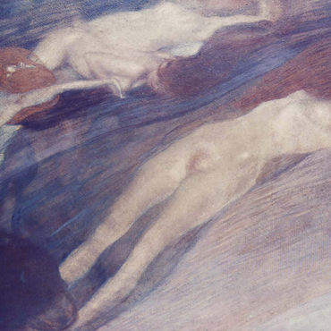 Gustav Klimt's Moving Water (1898) 1000 Jigsaw Puzzle 3D Modell