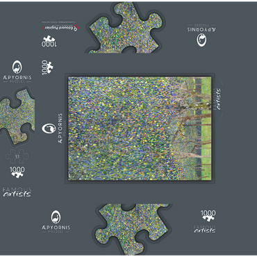 Gustav Klimt's Pear Tree (1903) 1000 Jigsaw Puzzle box 3D Modell