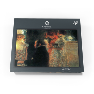 Gustav Klimts Schubert at the Piano II 1899 100 Jigsaw Puzzle box view1