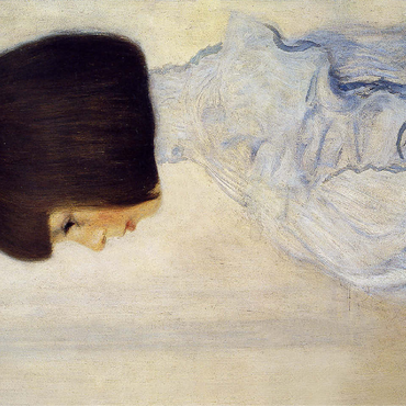 Gustav Klimts Portrait of Helene Klimt 1898 100 Jigsaw Puzzle 3D Modell