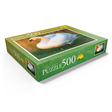 Swan in Evening Light 500 Jigsaw Puzzle box view1