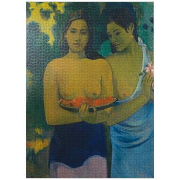 puzzleplate Two Tahitian Women (1899) by Paul Gauguin 1000 Jigsaw Puzzle