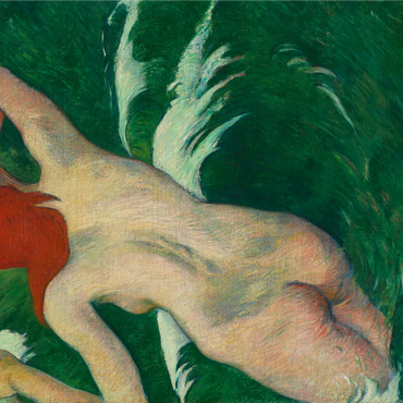 In the Waves (Dans les Vagues) (1889) by Paul Gauguin 1000 Jigsaw Puzzle 3D Modell