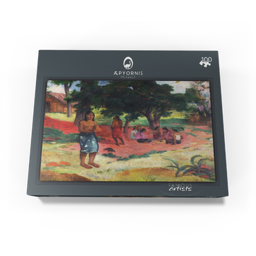 Whispered Words (Parau Parau) 1892 by Paul Gauguin 100 Jigsaw Puzzle box view1