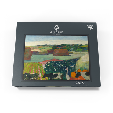 Haystacks in Brittany (1890) by Paul Gauguin 1000 Jigsaw Puzzle box view1