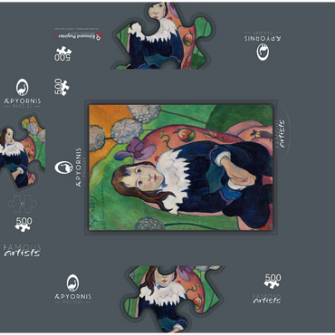 Mr. Loulou (Louis Le Ray) 1890 by Paul Gauguin 500 Jigsaw Puzzle box 3D Modell