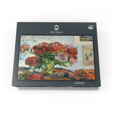 Still Life with Peonies 1884 by Paul Gauguin 100 Jigsaw Puzzle box view1