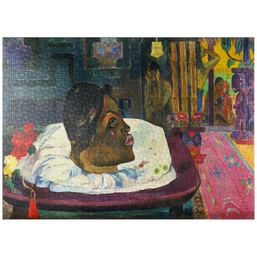 puzzleplate The Royal End (Arii Matamoe) (1892) by Paul Gauguin 1000 Jigsaw Puzzle