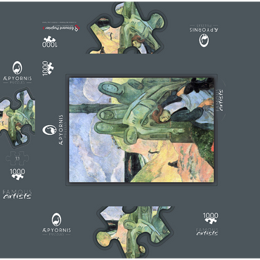 Paul Gauguin's The Green Christ (1889) 1000 Jigsaw Puzzle box 3D Modell