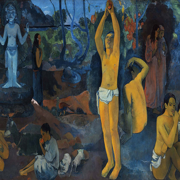 Paul Gauguin's Where Do We Come From? What Are We? Where Are We Going? (1897) 1000 Jigsaw Puzzle 3D Modell
