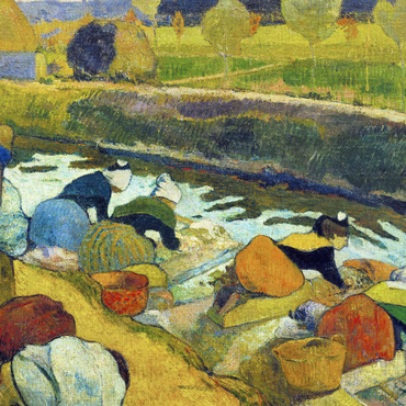 Paul Gauguin's Washerwomen (1888) 1000 Jigsaw Puzzle 3D Modell