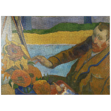 puzzleplate Paul Gauguin's The Painter of Sunflowers (1888) 1000 Jigsaw Puzzle