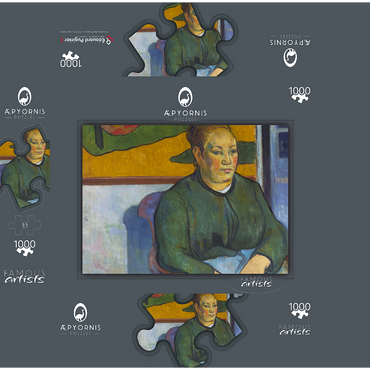 Paul Gauguin's Madame Roulin (1888) 1000 Jigsaw Puzzle box 3D Modell