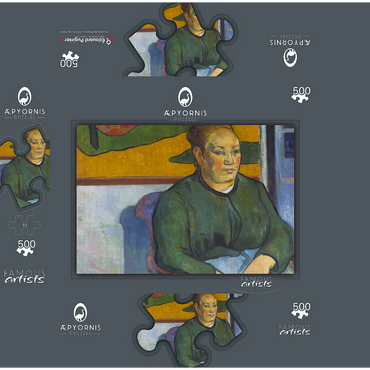 Paul Gauguins Madame Roulin 1888 500 Jigsaw Puzzle box 3D Modell