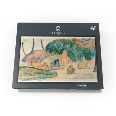 Tahitian Hat ca. 1891-1893 by Paul Gauguin 100 Jigsaw Puzzle box view1