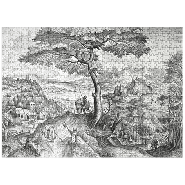 puzzleplate Soldiers at Rest 1556 by Pieter Bruegel the Elder 500 Jigsaw Puzzle