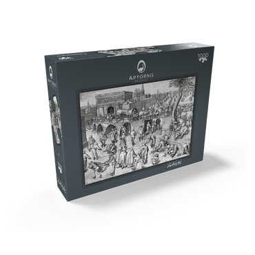 Ice Skating before the Gate of Saint George, Antwerp, 1558, by Pieter Bruegel the Elder 1000 Jigsaw Puzzle box view1