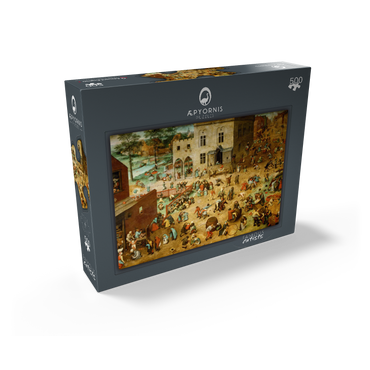 Childrens Games 1560 by Pieter Bruegel the Elder 500 Jigsaw Puzzle box view1