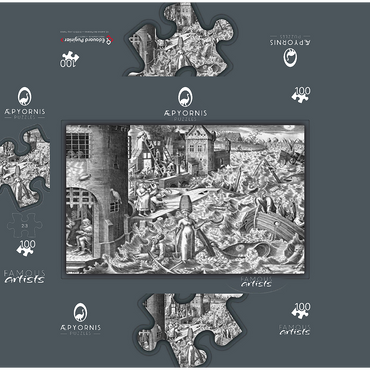 Hope 1560 by Pieter Bruegel the Elder 100 Jigsaw Puzzle box 3D Modell