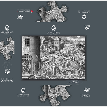 Hope 1560 by Pieter Bruegel the Elder 500 Jigsaw Puzzle box 3D Modell