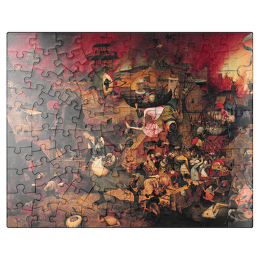 puzzleplate Dulle Griet Mad Meg 1564 by Pieter Bruegel the Elder 100 Jigsaw Puzzle