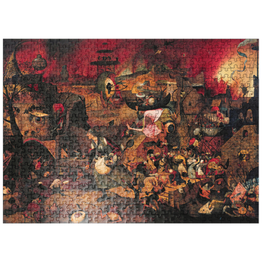 puzzleplate Dulle Griet Mad Meg 1564 by Pieter Bruegel the Elder 500 Jigsaw Puzzle