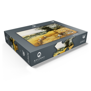 The Harvesters (July-August), 1565, by Pieter Bruegel the Elder 1000 Jigsaw Puzzle box view1