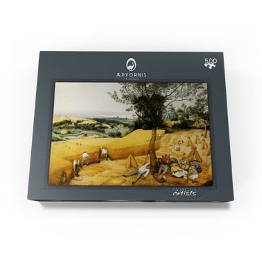 The Harvesters July-August 1565 by Pieter Bruegel the Elder 500 Jigsaw Puzzle box view1
