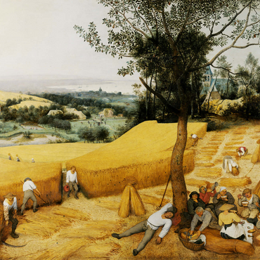 The Harvesters July-August 1565 by Pieter Bruegel the Elder 500 Jigsaw Puzzle 3D Modell