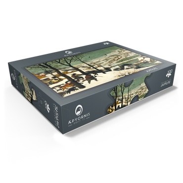 Hunters in the Snow 1565 by Pieter Bruegel the Elder 100 Jigsaw Puzzle box view1