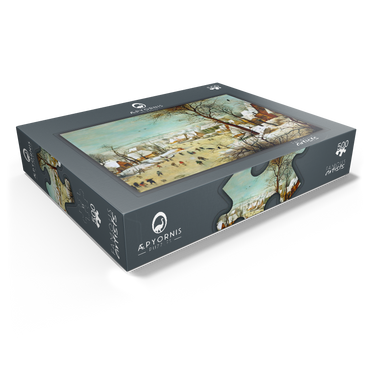 Winter Landscape with Skaters - 1565 by Pieter Bruegel the Elder 500 Jigsaw Puzzle box view1