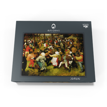 The Wedding Dance in the open air, 1566, by Pieter Bruegel the Elder 1000 Jigsaw Puzzle box view1