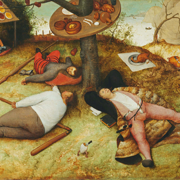 Land of Cockaigne 1567 by Pieter Bruegel the Elder 100 Jigsaw Puzzle 3D Modell