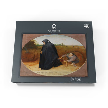 Misanthrope 1568 by Pieter Bruegel the Elder 500 Jigsaw Puzzle box view1