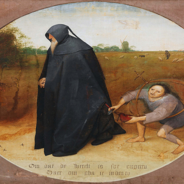 Misanthrope 1568 by Pieter Bruegel the Elder 500 Jigsaw Puzzle 3D Modell