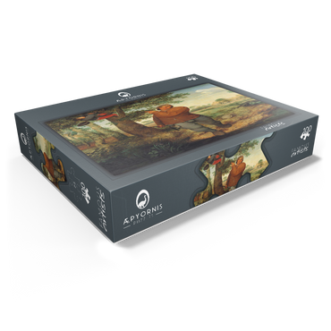 The Peasant and the Birdnester 1568 by Pieter Bruegel the Elder 100 Jigsaw Puzzle box view1