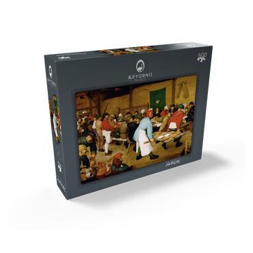 Peasant Wedding 1568 by Pieter Bruegel the Elder 500 Jigsaw Puzzle box view1