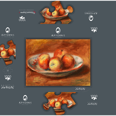 Apples (fries) (1914) by Pierre-Auguste Renoir 1000 Jigsaw Puzzle box 3D Modell