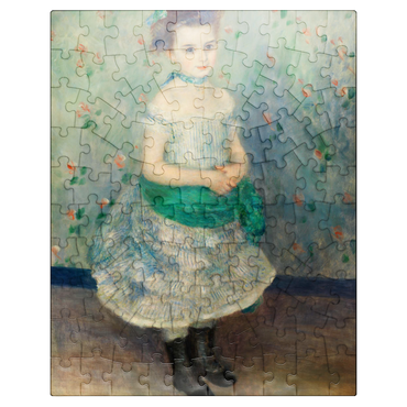 puzzleplate Portrait of Jeanne Durand-Ruel (Portrait de Mlle. J.) 1876 by Pierre-Auguste Renoir 100 Jigsaw Puzzle