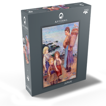 Mussel-Fishers at Berneval (Pêcheuses de moules à Berneval côte normand) 1879 by Pierre-Auguste Renoir 100 Jigsaw Puzzle box view1