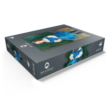 Girl with a Jump Rope (Portrait of Delphine Legrand) 1876 by Pierre-Auguste Renoir 100 Jigsaw Puzzle box view1