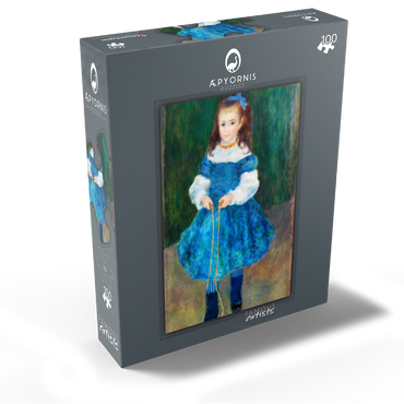 Girl with a Jump Rope (Portrait of Delphine Legrand) 1876 by Pierre-Auguste Renoir 100 Jigsaw Puzzle box view1