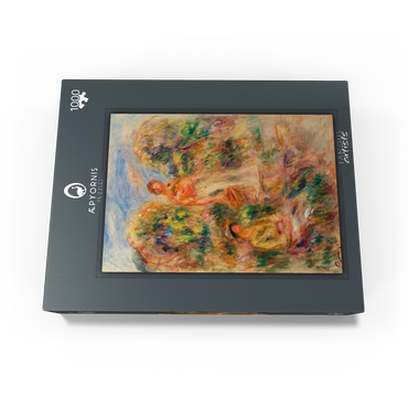 Standing Woman and Seated Woman in a Landscape (Une femme debout et une femme assise dans un paysage) (1919) by Pierre-Auguste Renoir 1000 Jigsaw Puzzle box view1