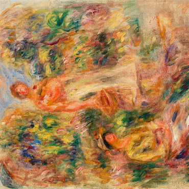 Standing Woman and Seated Woman in a Landscape (Une femme debout et une femme assise dans un paysage) (1919) by Pierre-Auguste Renoir 1000 Jigsaw Puzzle 3D Modell
