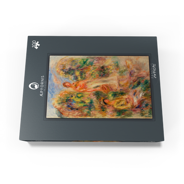 Standing Woman and Seated Woman in a Landscape Une femme debout et une femme assise dans un paysage 1919 by Pierre-Auguste Renoir 100 Jigsaw Puzzle box view1