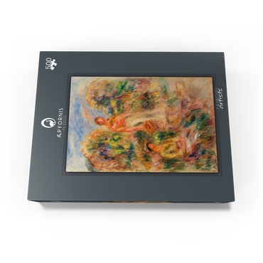 Standing Woman and Seated Woman in a Landscape Une femme debout et une femme assise dans un paysage 1919 by Pierre-Auguste Renoir 500 Jigsaw Puzzle box view1