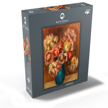 Flowers in a Green Vase (Fleurs dans un vase vert) 1912 by Pierre-Auguste Renoir 100 Jigsaw Puzzle box view1
