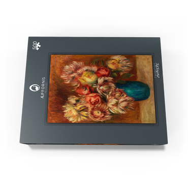 Flowers in a Green Vase (Fleurs dans un vase vert) 1912 by Pierre-Auguste Renoir 500 Jigsaw Puzzle box view1