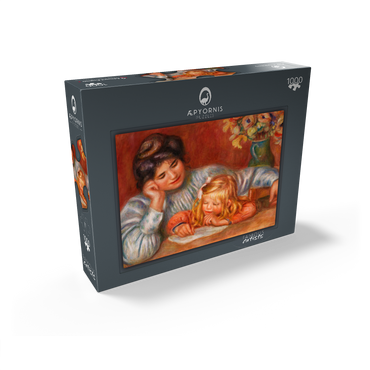 Writing Lesson (La Leçon d'écriture) (1905) by Pierre-Auguste Renoir 1000 Jigsaw Puzzle box view1